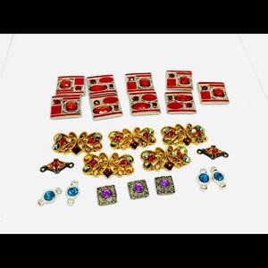 23pc Rhinestone Charm lot Craft/Jewelry making